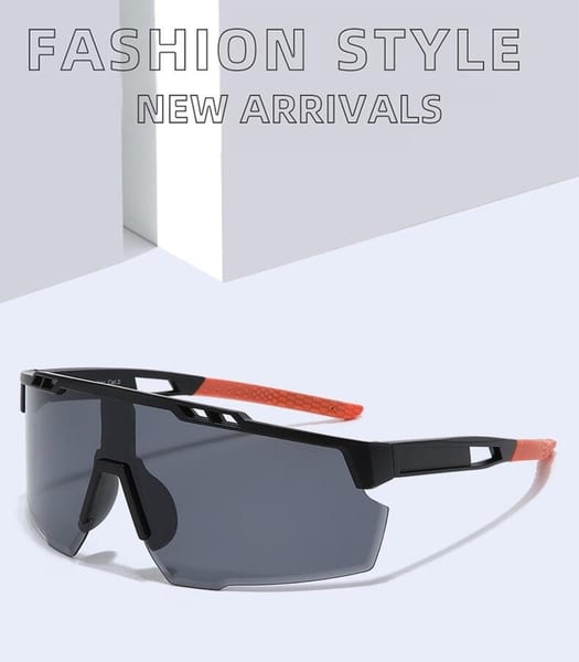 Sportowe okulary przeciwsłoneczne z filtrem UV400 Black/Orange SVM-13