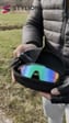 Sportowe okulary przeciwsłoneczne z filtrem UV400 Black/Green SVM-13C