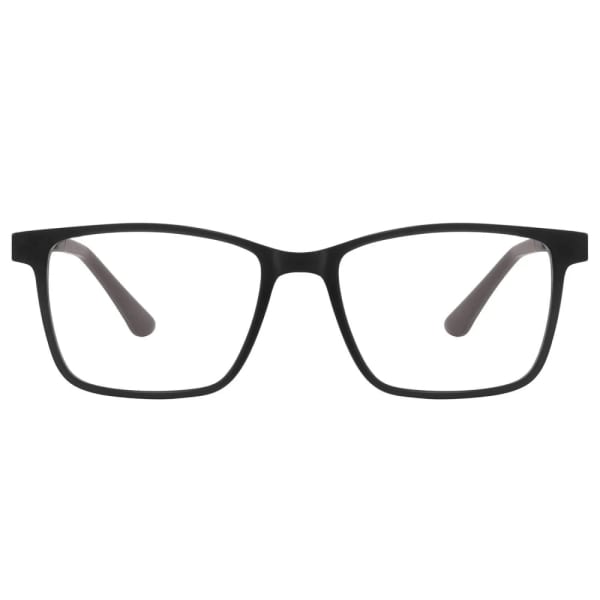 Prostokątne okulary pod korekcję z polaryzacyjną Nakładką przeciwsłoneczną na magnes CLIP-TRC-188-1