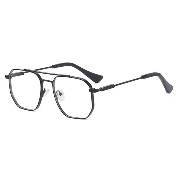 Okulary pilotki zerówki do komputera BLUE LIGHT z flexami 25140 czarne