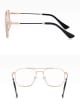 Okulary pilotki zerówki do komputera BLUE LIGHT z flexami 25140B gold/black