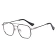 Okulary pilotki zerówki do komputera BLUE LIGHT z flexami 25140C gray/black