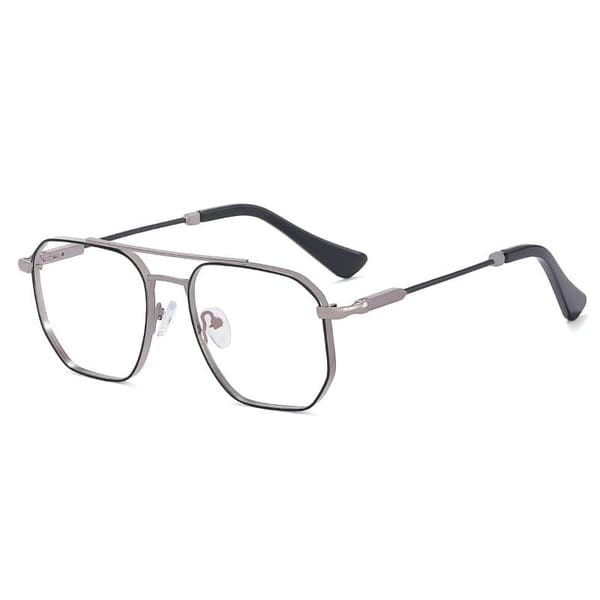Okulary pilotki zerówki do komputera BLUE LIGHT z flexami 25140C gray/black