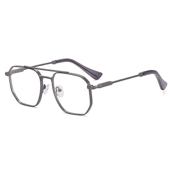 Okulary pilotki zerówki do komputera BLUE LIGHT z flexami 25140E szare