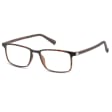 Prostokątne okulary pod korekcję z polaryzacyjną Nakładką przeciwsłoneczną na magnes CLIP-TRC-191A-2
