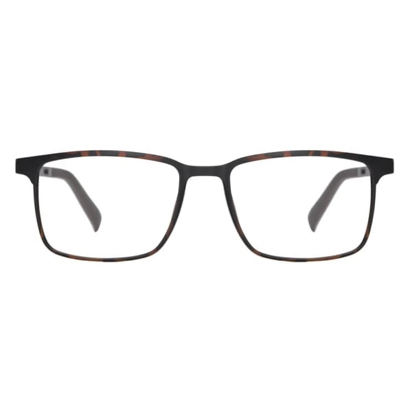 Prostokątne okulary pod korekcję z polaryzacyjną Nakładką przeciwsłoneczną na magnes CLIP-TRC-191A-2