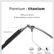 Ultralekkie tytanowe okulary zerówki z filtrem Blue Light do komputera Zielone TN825C