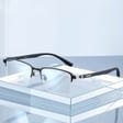 Ultralekkie tytanowe okulary zerówki z filtrem Blue Light do komputera Zielone TN825C