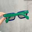 Okulary przeciwsłoneczne z filtrem UV400 STL21B niebiesko-zielone + akcesoria
