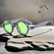 Okulary przeciwsłoneczne z filtrem UV400 STL41D szare transparentne + akcesoria