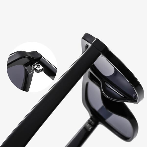 Okulary przeciwsłoneczne z filtrem UV400 pilotki STL38A brązowe + akcesoria