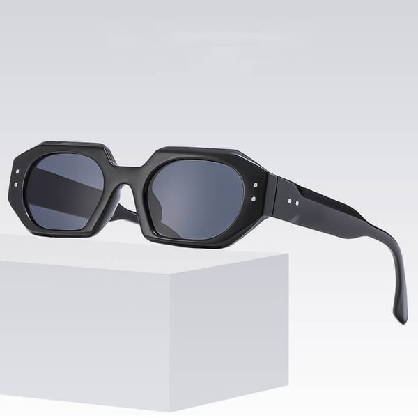 Okulary przeciwsłoneczne z filtrem UV400 STL29B szare transparentne + akcesoria