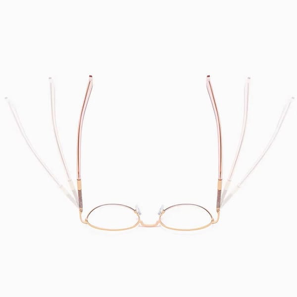 Damskie okulary Lenonki zerówki do komputera BLUE LIGHT na teleskopach 25148A Złoty