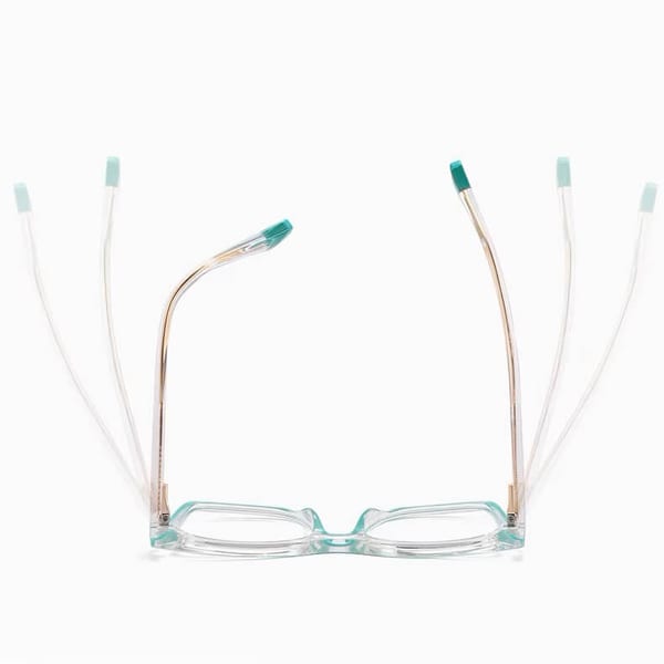 Damskie kocie oczy okulary zerówki do komputera BLUE LIGHT 25144A Wrzos/Panterka