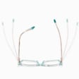 Damskie kocie oczy okulary zerówki do komputera BLUE LIGHT 25144B Brudny róż/Herbaciane