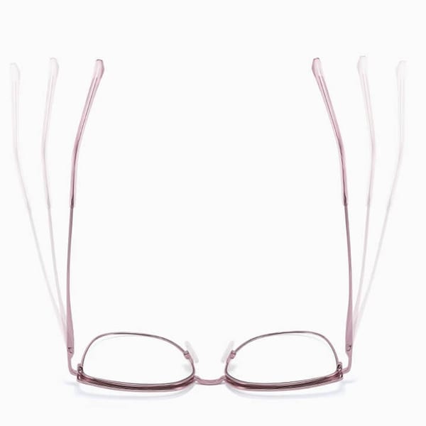 Damskie okulary kocie zerówki do komputera BLUE LIGHT z fleksami 25153D Bordowy
