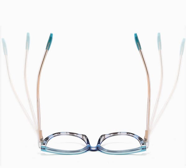 Damskie Okulary NA OBCASIE zerówki do komputera kocie BLUE LIGHT 25159A Czarne/Panterkowe