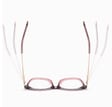 SLIM okulary damskie kocie oczy  zerówki do komputera BLUE LIGHT 25151B
