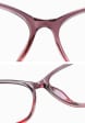 SLIM okulary damskie kocie oczy  zerówki do komputera BLUE LIGHT 25151B