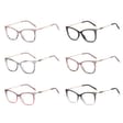 SLIM okulary damskie kocie oczy  zerówki do komputera BLUE LIGHT 25151C