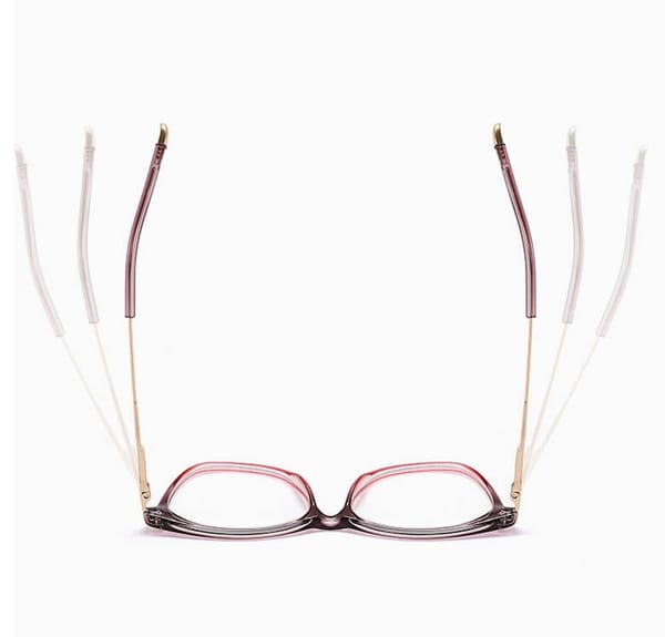 SLIM okulary damskie kocie oczy zerówki do komputera BLUE LIGHT 25151E