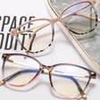 Okulary damskie kocie oczy  zerówki do komputera BLUE LIGHT 25149B