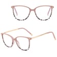 Okulary damskie kocie oczy  zerówki do komputera BLUE LIGHT 25149C