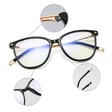 Okulary damskie kocie oczy  zerówki do komputera BLUE LIGHT 25149C
