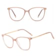 Okulary damskie kocie oczy  zerówki do komputera BLUE LIGHT 25149D