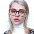 Okulary damskie kocie oczy  zerówki do komputera BLUE LIGHT 25149D