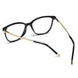 Okulary damskie kocie oczy  zerówki do komputera BLUE LIGHT 25149D