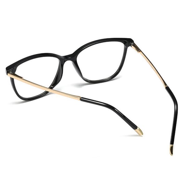 Okulary damskie kocie oczy  zerówki do komputera BLUE LIGHT 25149D