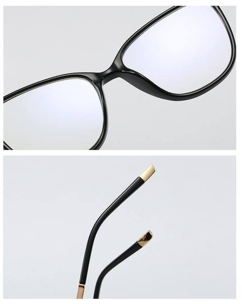 Okulary damskie kocie oczy  zerówki do komputera BLUE LIGHT 25149D