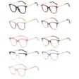 Okulary damskie kocie oczy  zerówki do komputera BLUE LIGHT 25149D
