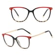 Okulary damskie kocie oczy  zerówki do komputera BLUE LIGHT 25149E
