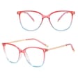 Okulary damskie kocie oczy  zerówki do komputera BLUE LIGHT 25149F