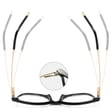 Okulary damskie kocie oczy  zerówki do komputera BLUE LIGHT 25149G