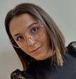 Damskie okulary półramki kocie zerówki do komputera BLUE LIGHT 25142 Złoty/Czarny