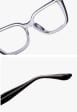 Damskie okulary kocie oczy zerówki do komputera BLUE LIGHT 25150 Czarne