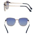 2w1 Okulary damskie do komputera + nakładka przeciwsłoneczna na magnes Clip-On 25162B panterka/złoty