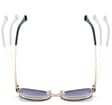2w1 Okulary damskie do komputera + nakładka przeciwsłoneczna na magnes Clip-On 25162B panterka/złoty