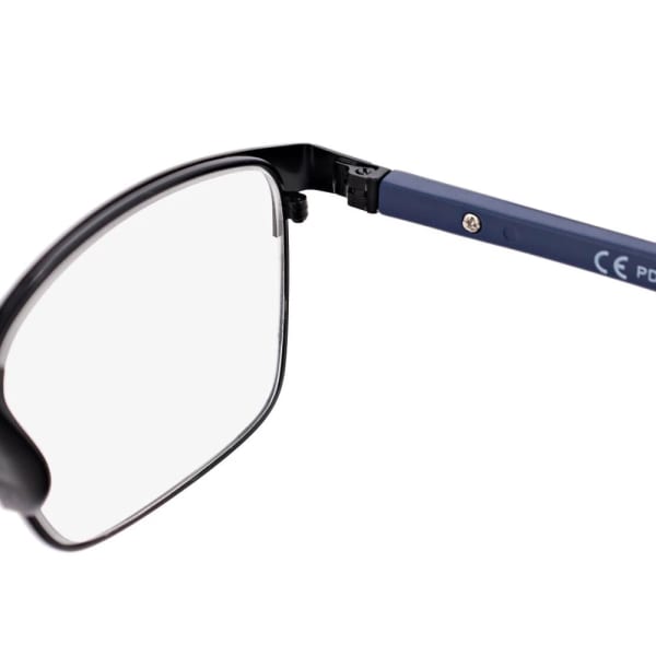 Plusy +3.50 Męskie okulary do czytania korekcyjne ST336 czarny/granat