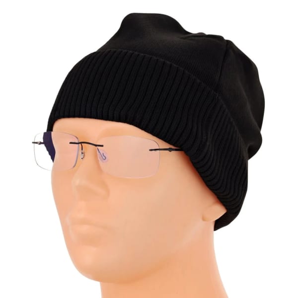 Bezramkowe okulary zerówki do komputera z filtrami Antyreflex + Blue Light STL275 czarne