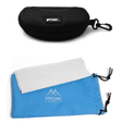 Czarne lenonki okulary przeciwsłoneczne z polaryzacją MP191
