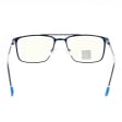 Męskie okulary PREMIUM +0.50 do czytania i komputera Blue Light+Antyrefleks STL280 niebieskie