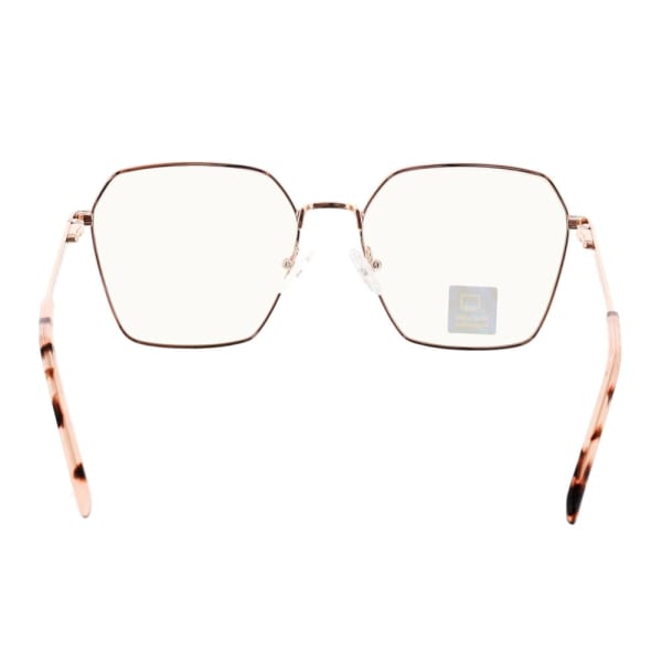 Damskie okulary PREMIUM +1.75 do czytania i komputera Blue Light+Antyrefleks STL285 złoty/zielony