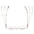 Damskie okulary PREMIUM +1.75 do czytania i komputera Blue Light+Antyrefleks STL285 złoty/zielony