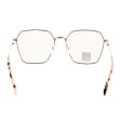 Damskie okulary PREMIUM +3.00 do czytania i komputera Blue Light+Antyrefleks STL285 złoty/zielony