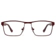 Męskie oprawki korekcyjne okulary zerówki 876D bordowe
