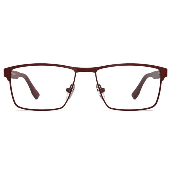 Męskie oprawki korekcyjne okulary zerówki 876D bordowe